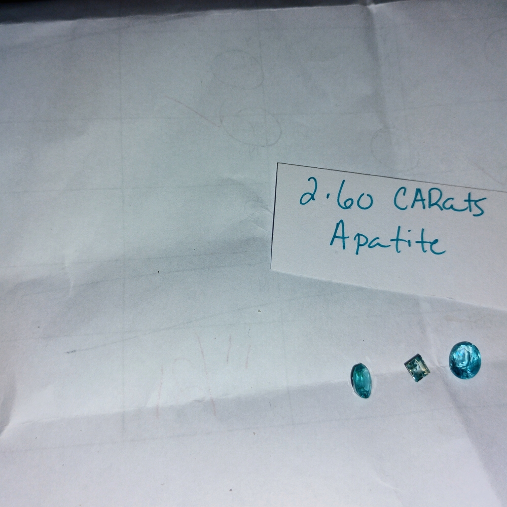 2.60 Carats Apatite Gemstones